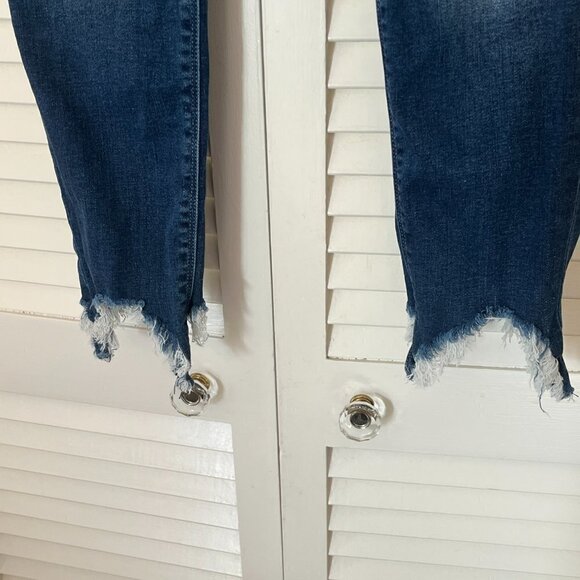 Hudson Krista Super Skinny jeans distressed 27 medium wash - Picture 2 of 6